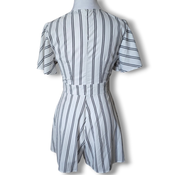 Shein Striped Romper - Picture 3 of 9